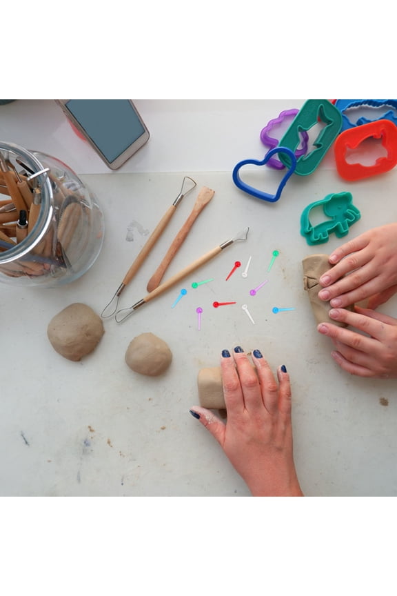 Plastic Sequin Pins in Assorted Colors for Creative Home Decoration and Craft Projects