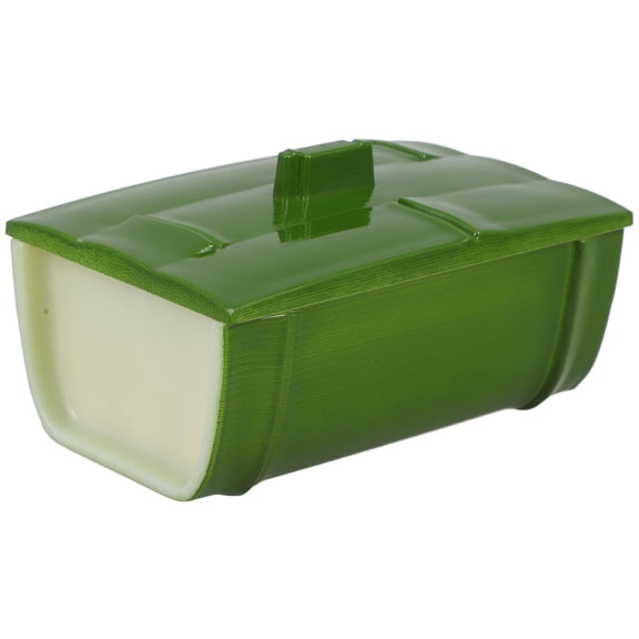 LOLIPPYY Plastic Serving Tray Green ABS Sushi Plate Japanese Style Sashimi Dish Multi Function Food Display