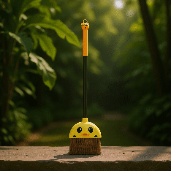 LOLIPPYY Plastic Small Broom for Cleaning Household Surfaces Lightweight and Multi Color