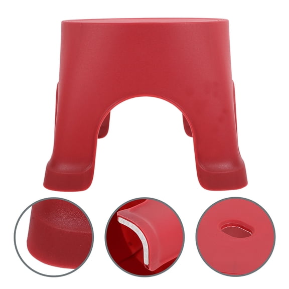 LOLIPPYY Red Plastic Step Stool for Toilet Training, Compact Design, 1 Piece