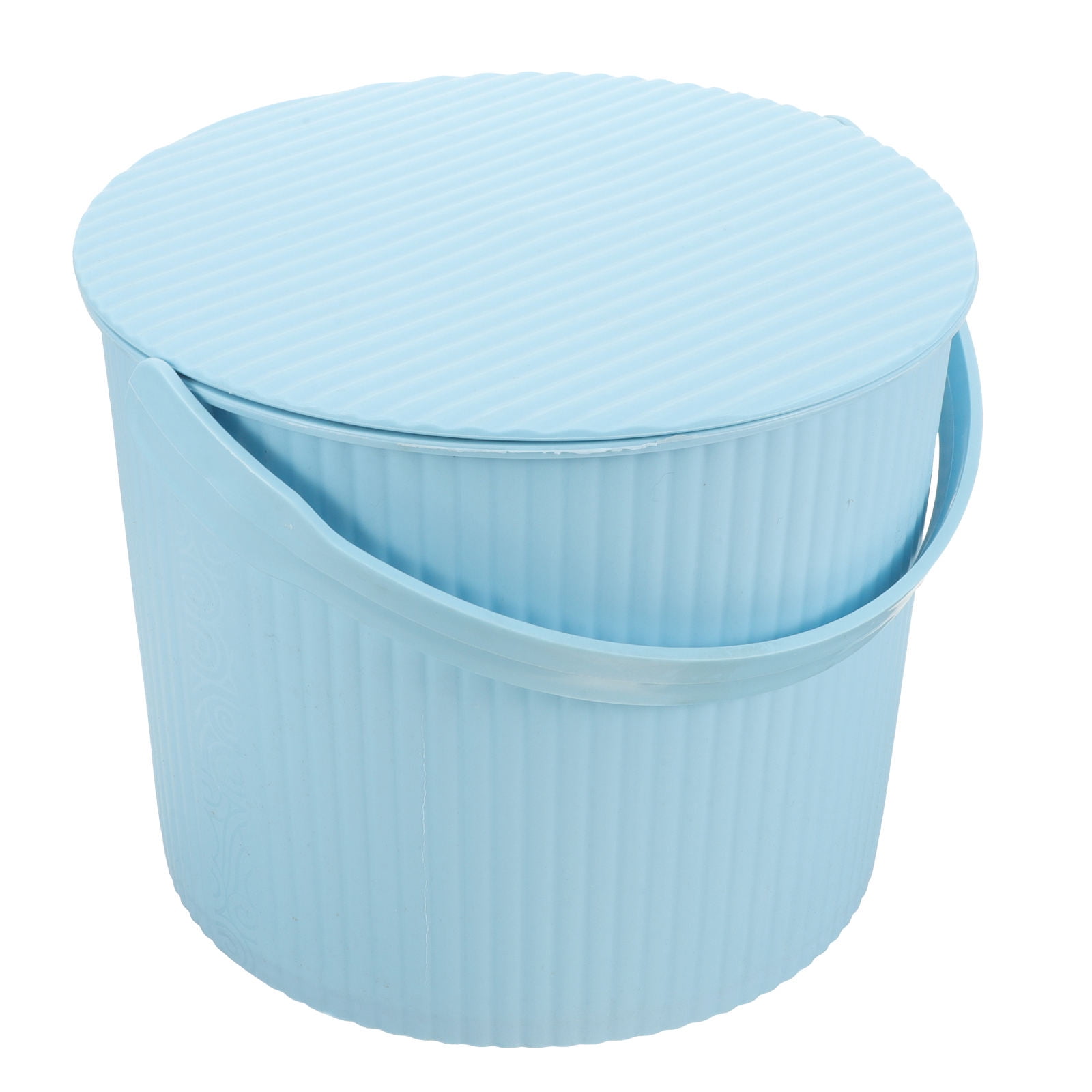 LOLIPPYY Plastic Storage Bucket with Handles for Home Organization and ...