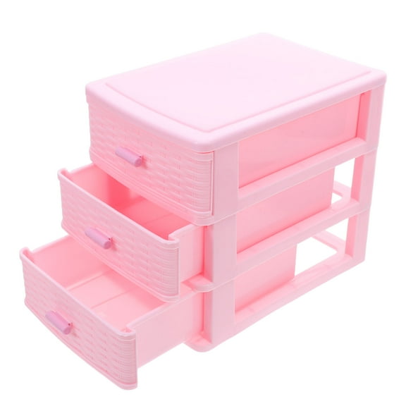 LOLIPPYY Plastic Storage Cabinet with Drawers, Desk Organizer Designed for Efficient Space Optimization