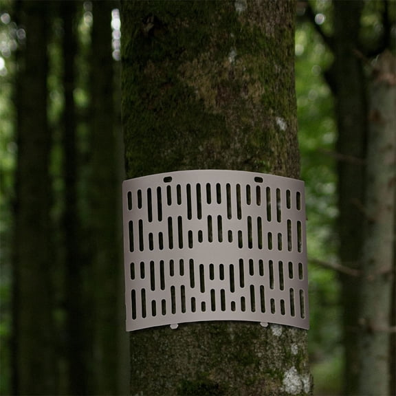 LOLIPPYY Plastic Tree Guard Protector Wrap Easy Install Grey Tree Trunk Shield for Garden Use