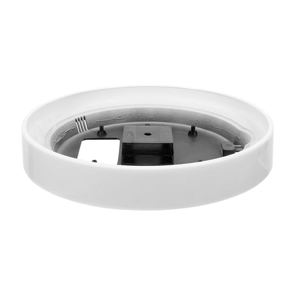 LOLIPPYY Plastic Wall Clock Back Cover with Narrow Edge for DIY Replacement and Quartz Mechanism Compatibility