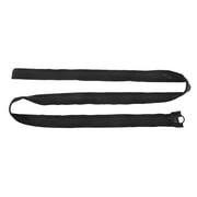 LOLIPPYY Heavy Duty Black Plastic Zipper for Sewing Projects, Giant Size, and , 1 Pack
