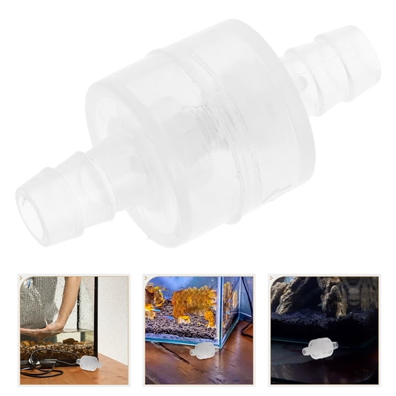 LOLIPPYY Plastic for Aquarium Air Pump Prevents Water Backflow White Durable Easy Install 0.5 Inch