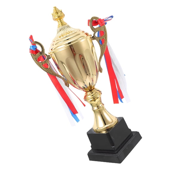 LOLIPPYY Plated Gold Competition Trophy Cup Sturdy Plastic for Office and Sports Rewards