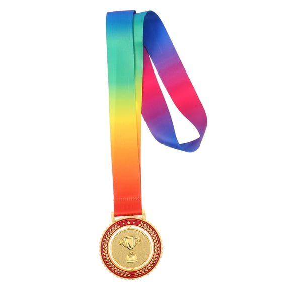 LOLIPPYY Plated Gold Sports Medal with Rotatable Design Zinc Alloy Material for School Competition Trophy