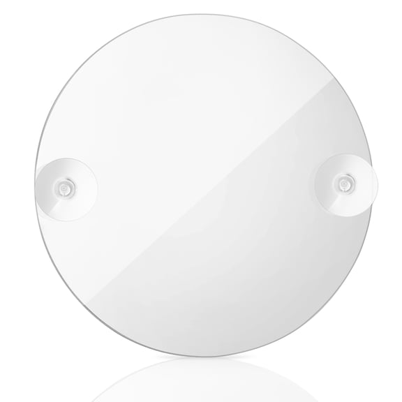 LOLIPPYY Plated Silver Acrylic Betta Tank Mirror with Suction Cup for Fish Exercise and Aquarium Decor