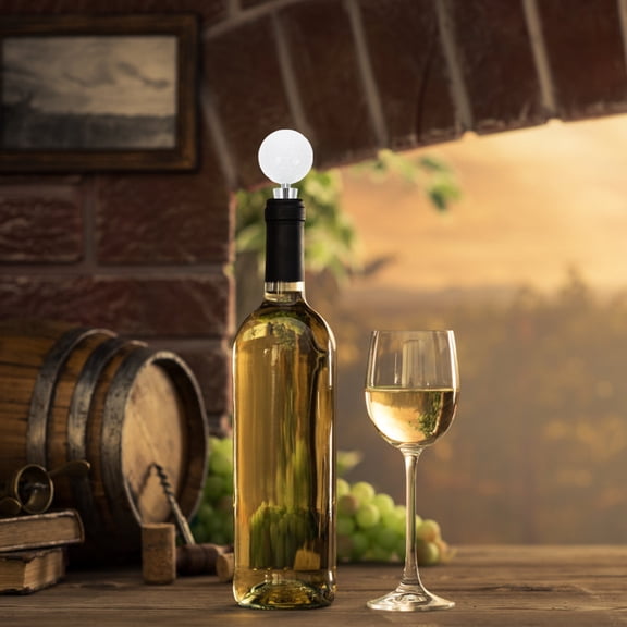 LOLIPPYY Plated Silver Alloy Wine Stopper Cone Shape Bottle Plug for Wine Bottles and Bar Use