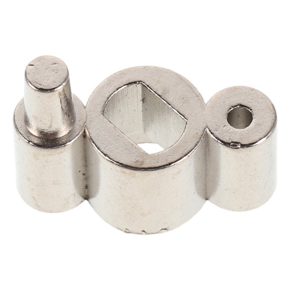 LOLIPPYY Plated Silver Brass Rotor Component for Trombone F Attachment with Durable Corrosion Resistant Shaft