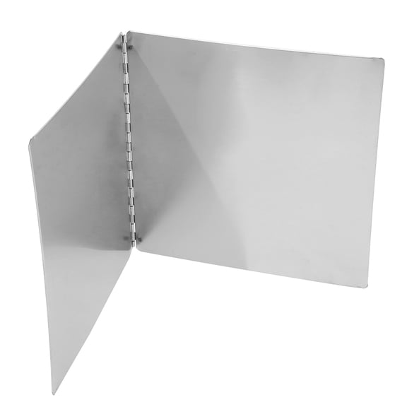 LOLIPPYY Plated Silver Foldable Splatter Guard for Stove Top with Heat Resistant Stainless Steel Material