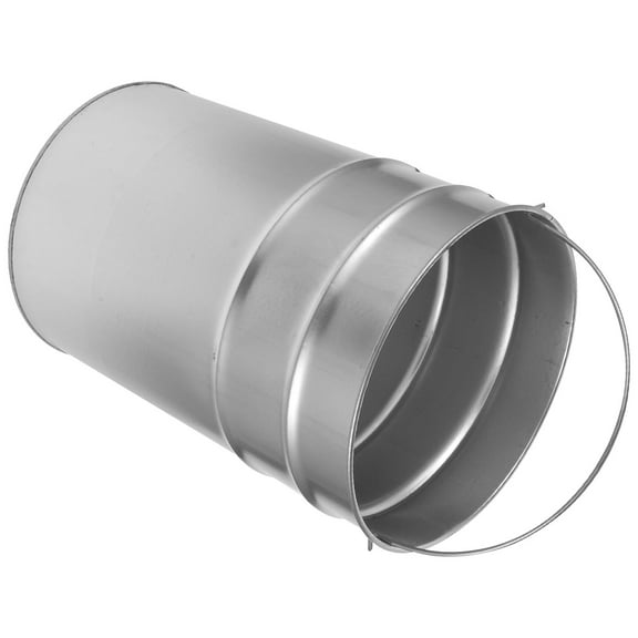 LOLIPPYY Plated Silver Galvanized Iron Outdoor Trash Can Bucket with Handle Multipurpose Metal Garbage Container