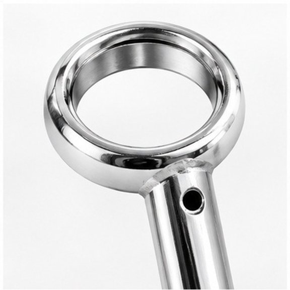 LOLIPPYY Plated Silver Metal Bar Stool Footrest Base Replacement for Restaurant Kitchen Island and Patio