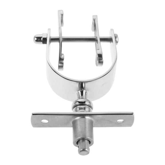 LOLIPPYY Plated Silver Metal Marine Oarlock Socket for Kayak Rowing Boat and Inflatable Boat Mount