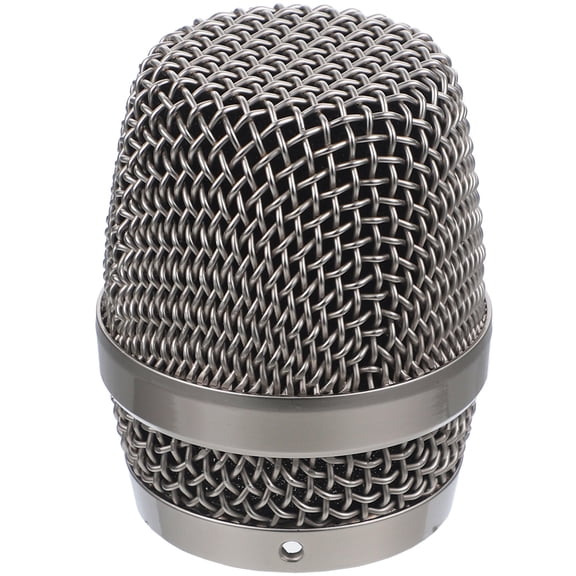 LOLIPPYY Plated Silver Metal Mic Ball Head Replacement for Wireless Microphone Compatible with Most Models