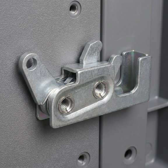 LOLIPPYY Plated Silver Rv Cabinet Latch Metal Rotary Lock Flush Mount Easy One Hand Operation