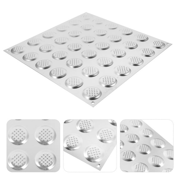 LOLIPPYY Plated Silver Stainless Steel Blind Bricks Multi Functional Patio Sidewalk Boards Durable and Easy to Clean
