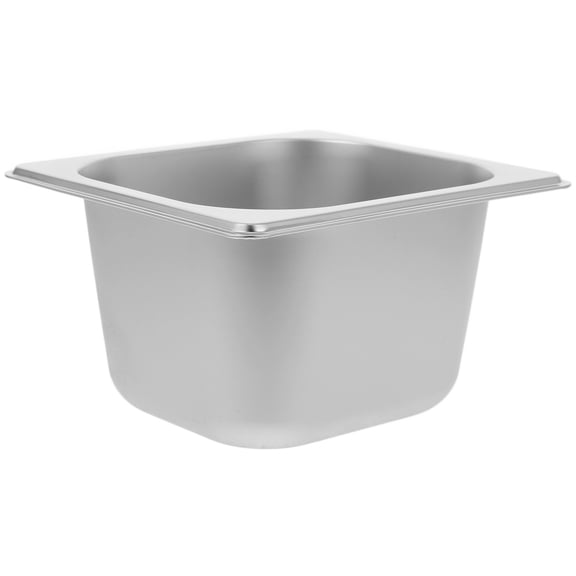 LOLIPPYY Plated Silver Stainless Steel Buffet Pan for Hotel Kitchen and Restaurant Catering Use