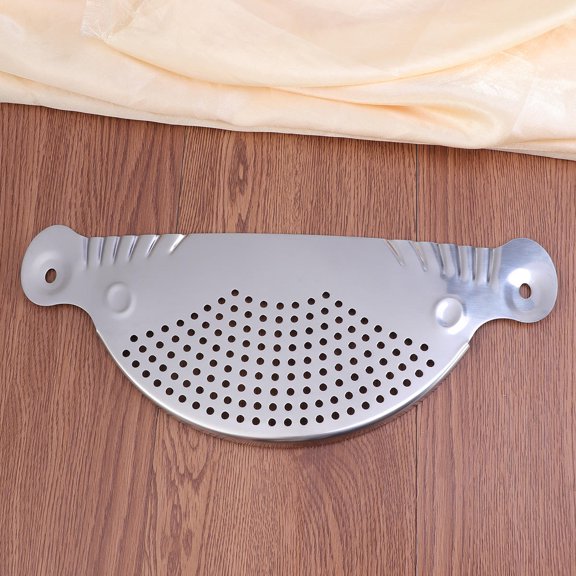 LOLIPPYY Plated Silver Pot Strainer, Heavy Duty Stainless Steel, Easy Drain, Large Handles, Kitchen Use