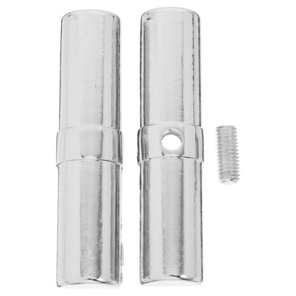 LOLIPPYY Plated Silver Stainless Steel Tube Joint Connector Enhanced Stability Heavy Duty Pipe Fitting for Homes