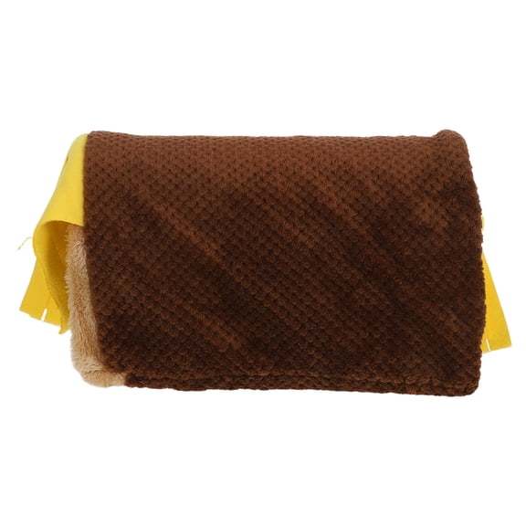 LOLIPPYY Plush Guinea Pig Tunnel Hideout Small Pet Sleeping Nest Cozy Hamster Shelter