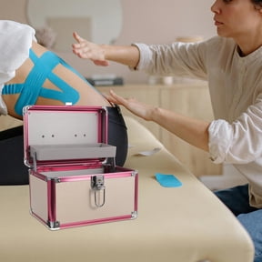 LOLIPPYY Portable Aluminum Alloy Hard Storage Case with Handle for Tools and Cosmetics Storage