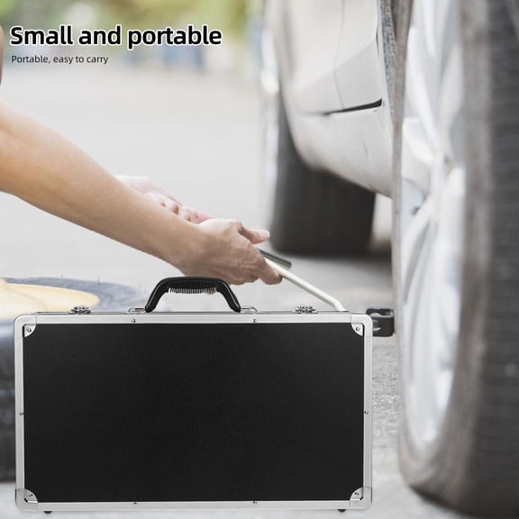 LOLIPPYY Portable Aluminum Tool Case Tool Storage Black 1Pcs For Technicians