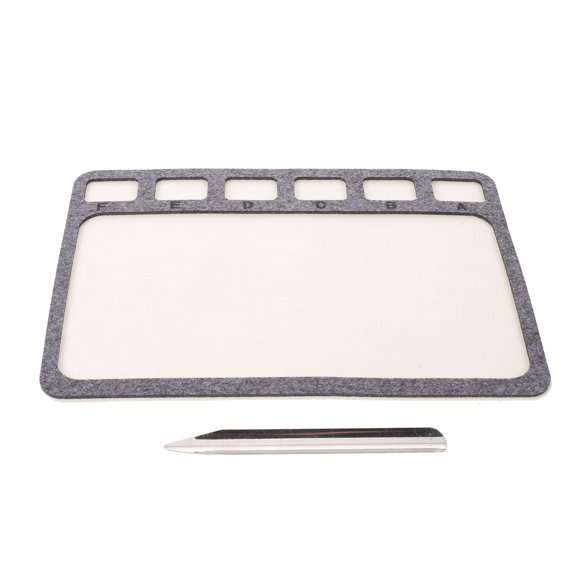 LOLIPPYY Portable Bead Tray and Necklace Measurement Tool with Felt Bead Mat for Jewelry Crafting