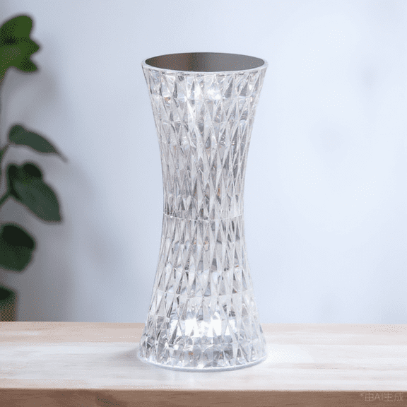 LOLIPPYY Portable Bedside Table Lamps Acrylic Gentle Light for Adults 1Pack