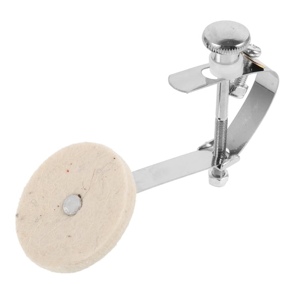LOLIPPYY Portable Beige Drum Mute Pad Metal Dampener for Snare Drum Noise Muffling