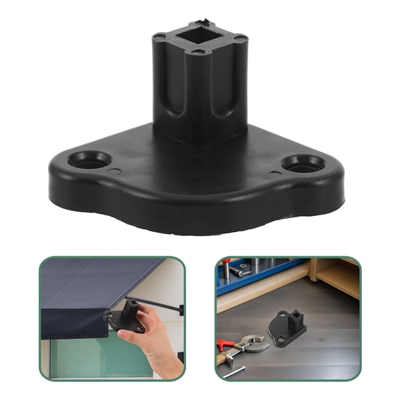LOLIPPYY Portable Black Canopy Tent Bottom Base Designed for Stable Setup and Weatherproof Durability