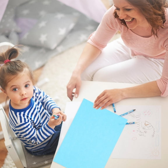 LOLIPPYY Portable Blue A4 Double Sided Printer Paper for Office Work and Creative Applications