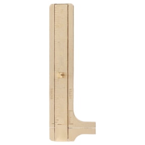 LOLIPPYY Portable Brass Caliper Measuring Tool with Dual Scale for Precise Industrial and Workshop Use