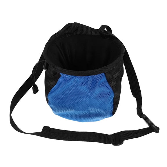 LOLIPPYY Portable Climbing Chalk Bag Bucket with Wear-Resistant Material and Secure Drawstring Closure for Outdoor Use