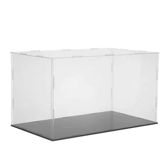 LOLIPPYY Portable Clear Acrylic Display Case for Model Cars, Collectible Figurines, Miniature Toys Storage Organizer