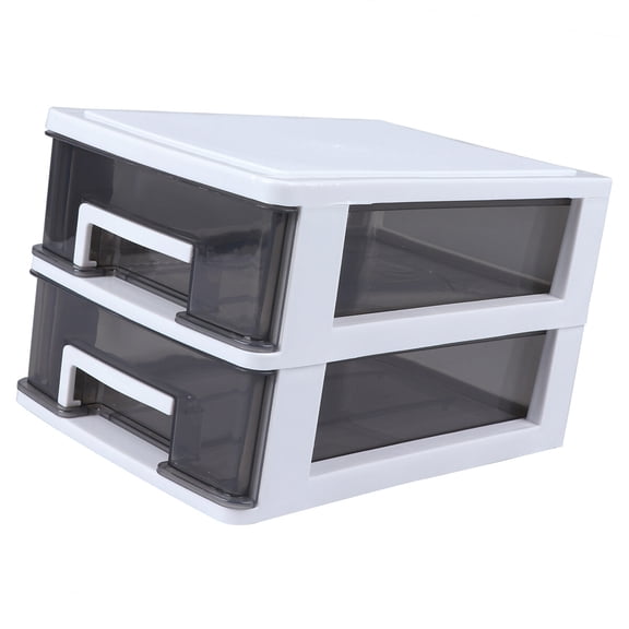 LOLIPPYY Portable Drawers Desktop Storage Bin Sorting Cabinets 1Set Black