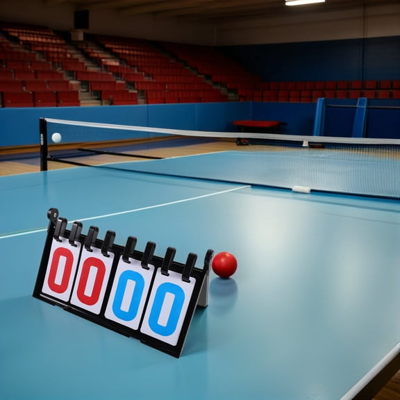 LOLIPPYY Portable Flip Score Keeper for Sports with Clear Four Digit Display and Durable Plastic