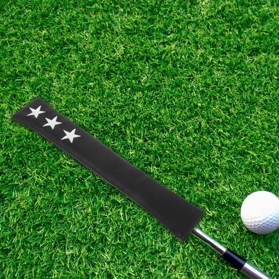 LOLIPPYY Portable Golf Club Protective Cover Black Durable Waterproof Putter Headcover