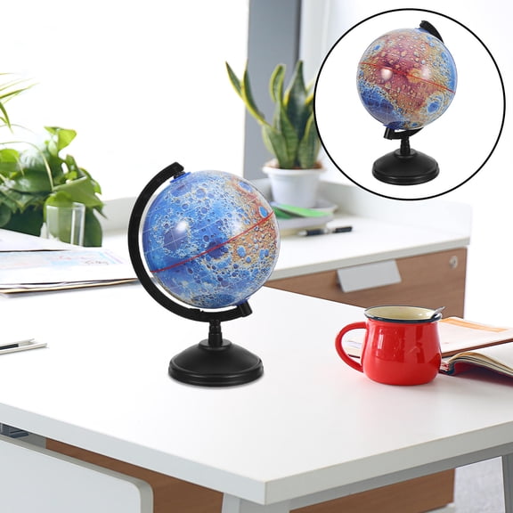 LOLIPPYY Portable Lunar Geography Globe for Science Teaching and Astronomy Exploration