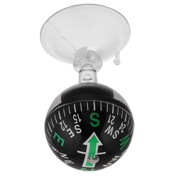 LOLIPPYY Portable Multi ABS Car Compass with Suction Cup High Precision for Vehicles and Outdoor Use 3.5 Inch