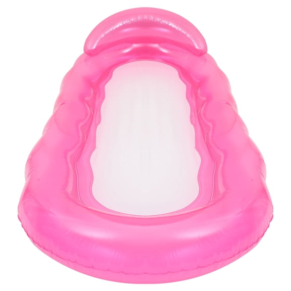 LOLIPPYY Portable Pink Inflatable Water Floating Hammock Pool Lounger Durable and Tear Resistant