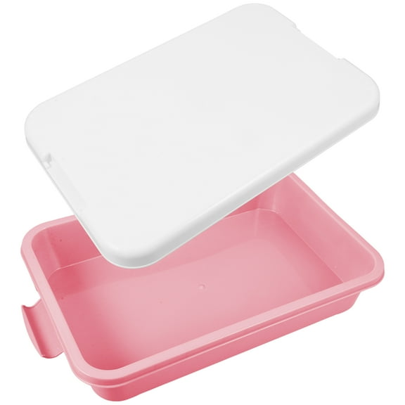 LOLIPPYY Portable Sand Tray with Lid - Outdoor Sandbox Storage Box for Beach, Backyard, and Kids' Playtime Fun