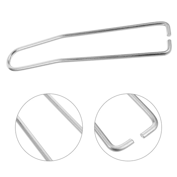 LOLIPPYY Portable Silver Trampoline Spring Puller Tool for Efficient Spring Removal and Setup