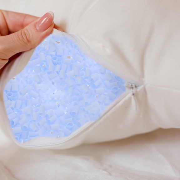 LOLIPPYY Portable Sky Blue Pillow Tube Insert Soft Filling Replacement for Home Bed Cushion Support
