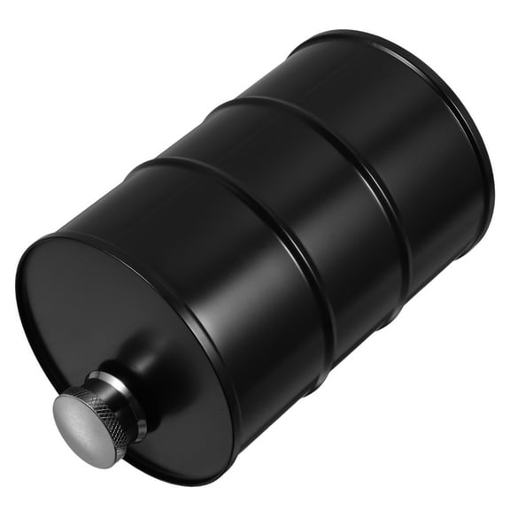 LOLIPPYY Portable Stainless Steel Flasks Leak-Proof Black for Camping Travel Outdoors 1Pcs