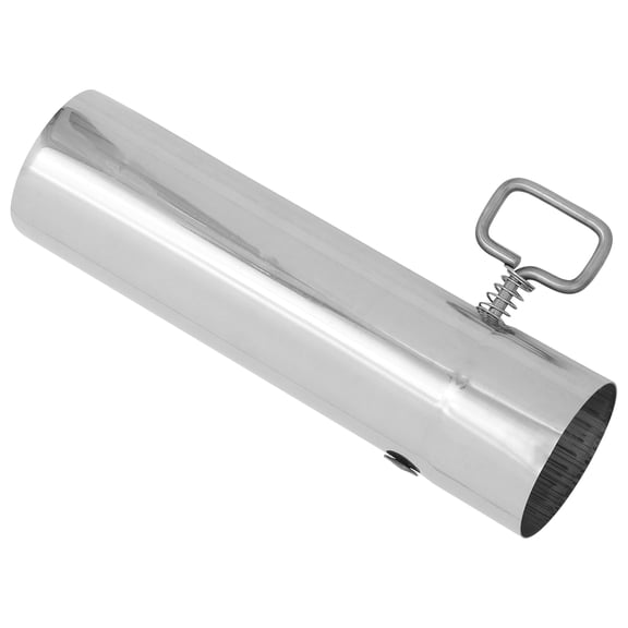 LOLIPPYY Portable Stainless Steel Flue Pipe with Damper for Camping Stove Efficient Exhaust System