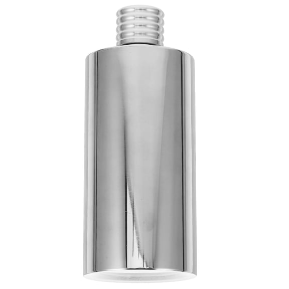 LOLIPPYY Portable Stainless Steel Water Flask with Plated Silver Finish Ideal for Outdoor and Home Use