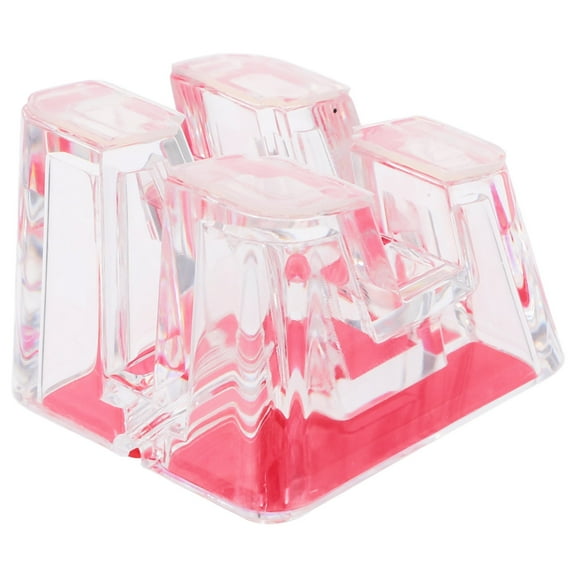 LOLIPPYY Portable Transparent Phone Dock for Video Calls with Ergonomic Crystal Cradle
