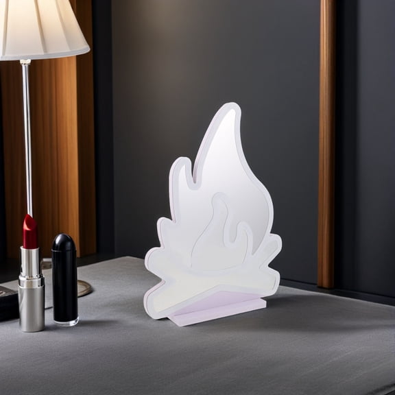 LOLIPPYY Portable USB LED Flame Decorative Lamp with Realistic Fire Effect for Home Lighting